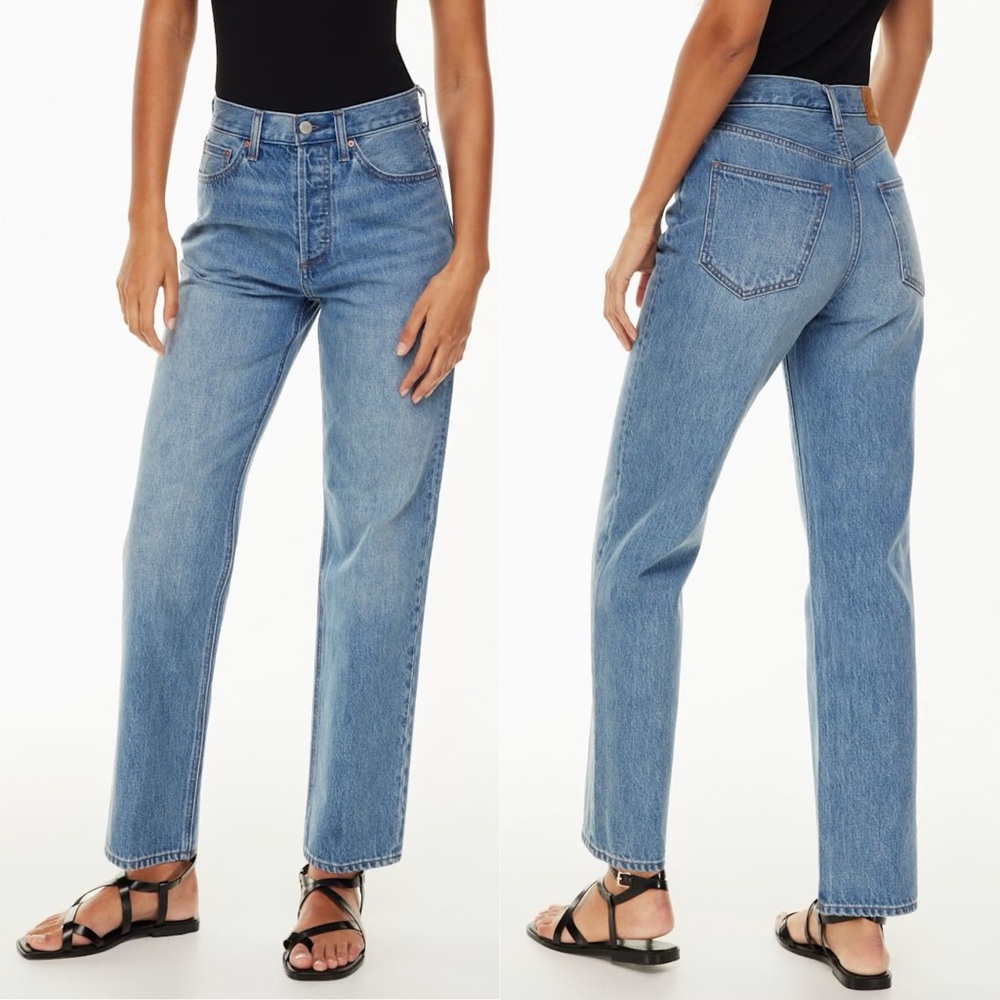 Aritzia Denim Forum The 90's Joni High Rise Loose Jean